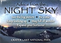 Your True Nature Magnet- Advice from the Night Sky Crater Lake